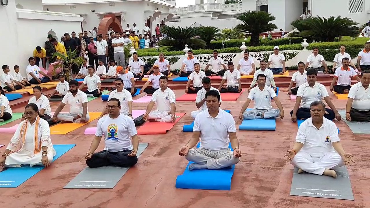 Tripura Yoga day 2025