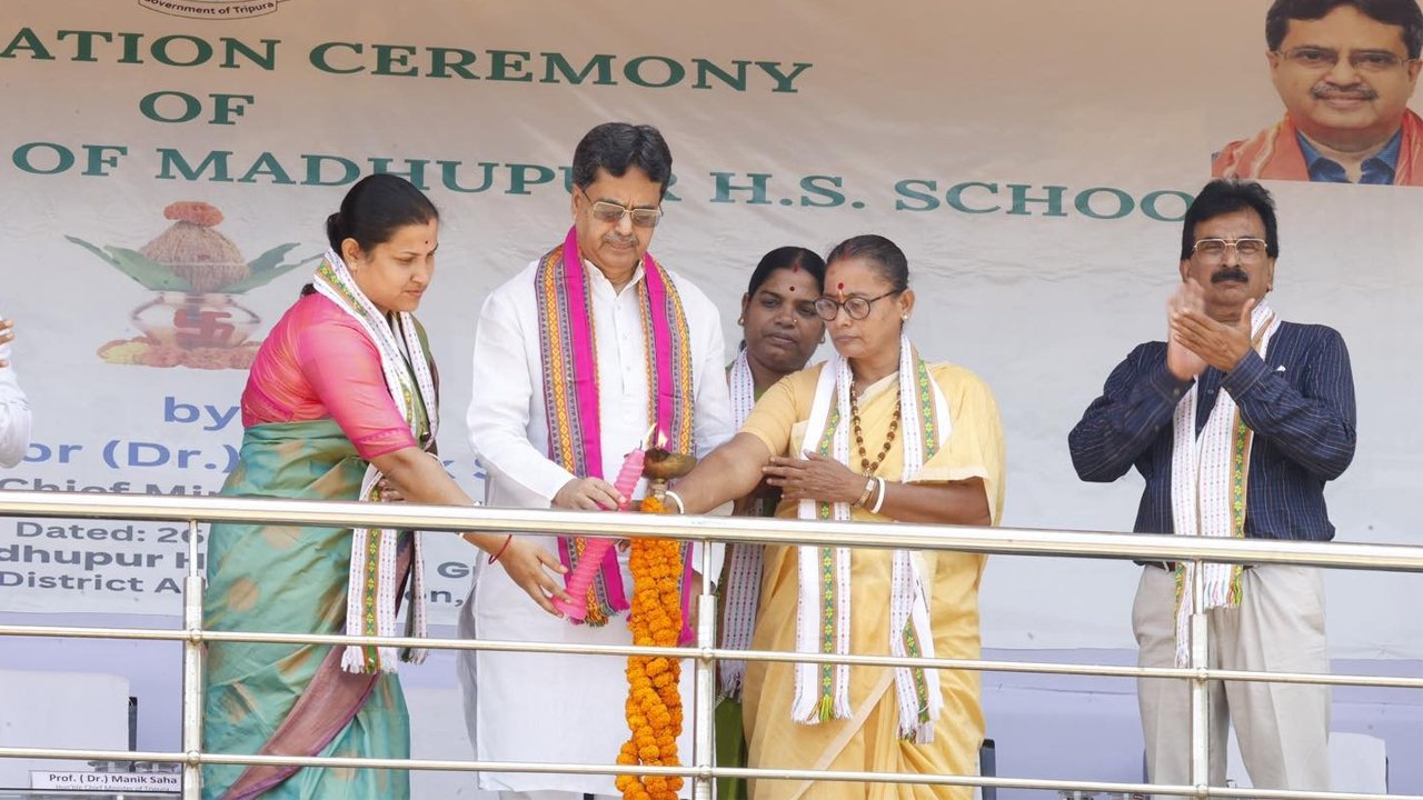 CM Dr Manik Saha Madhupur Visit