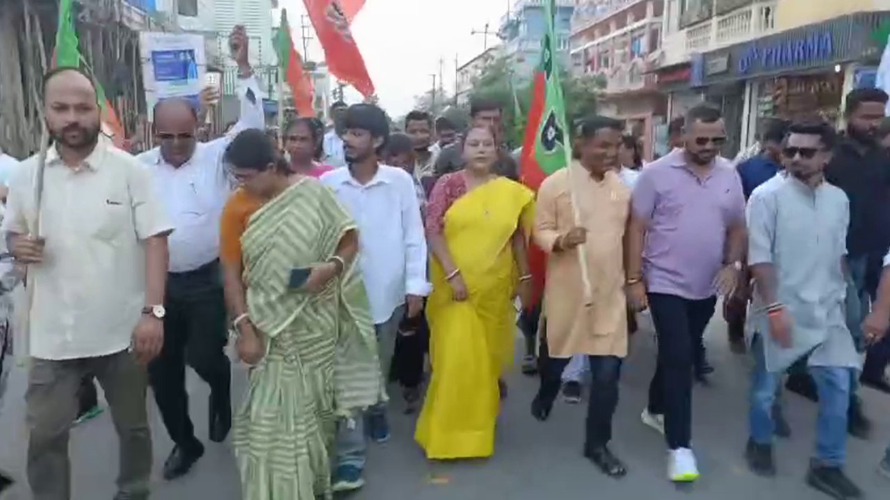 BJP relly in agartala