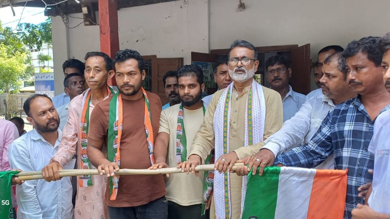Jubarajnagar Congress Joining
