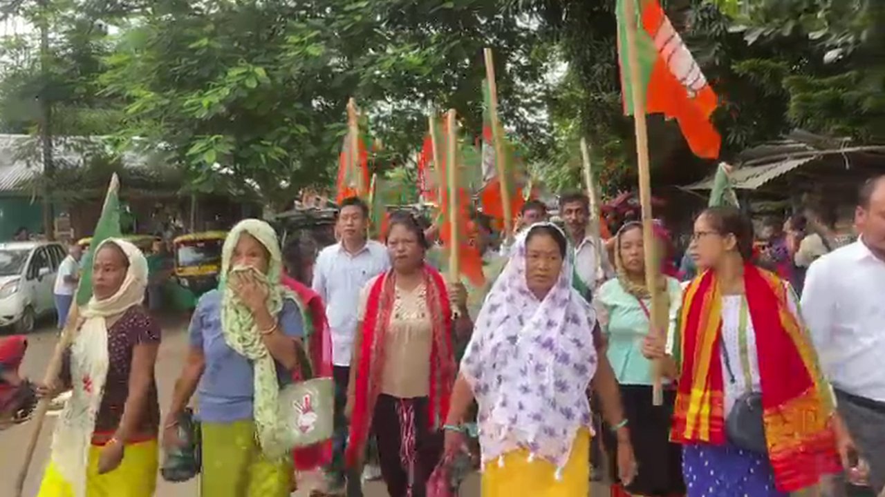 Tripura BJP Mandwi Relly