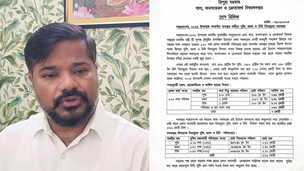 Food Minister Sushanta Chowdhury