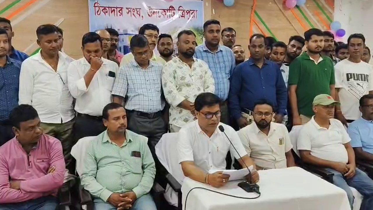 Unakoti Contractor Protest