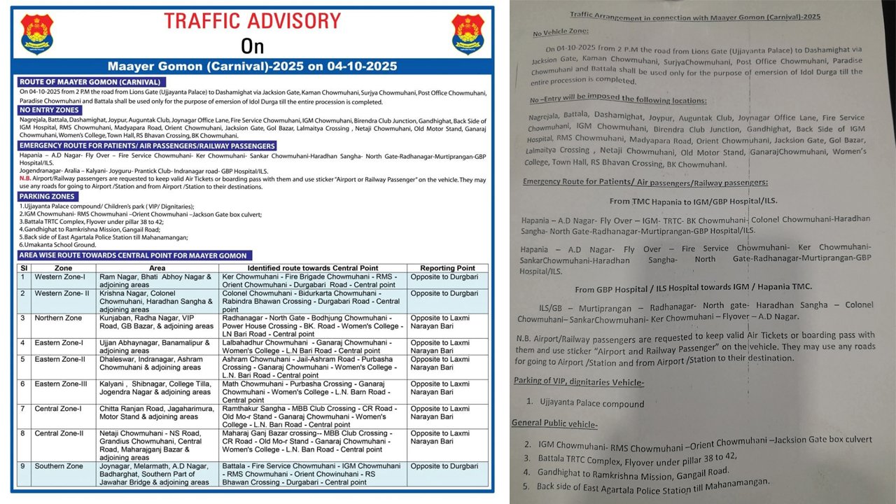 Carnival Traffic Rules
