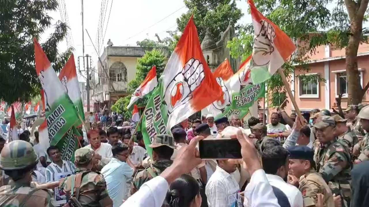 Sonamura Congres Protest