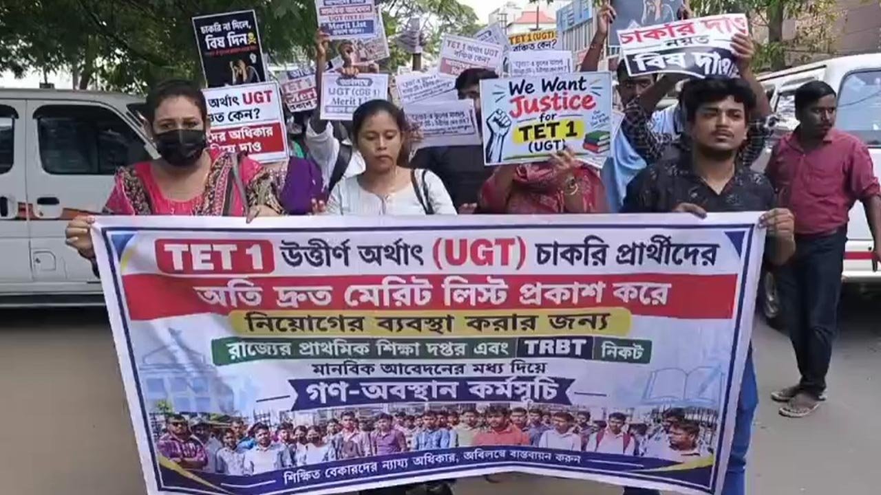 TET Protest Agartala